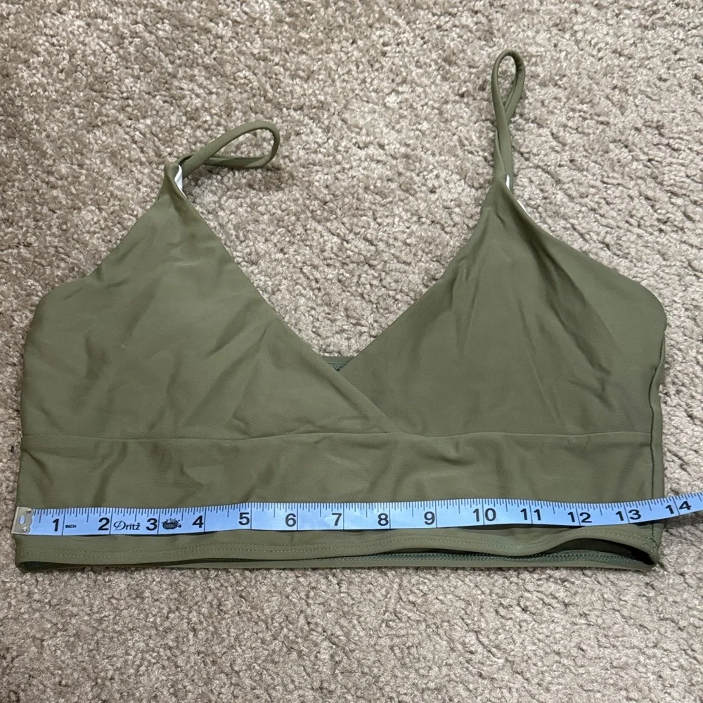 Olive Green Women's Swim Set